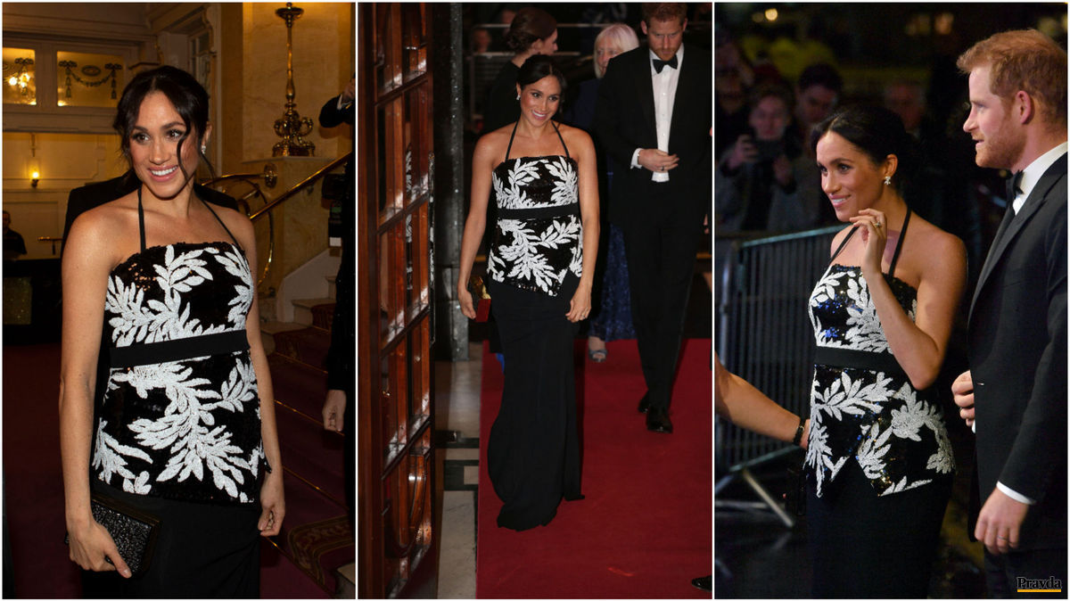 Vojvodkyňa Meghan - čierno-biely kúsok...