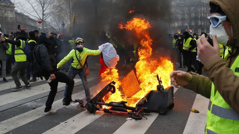 Francúzsko Protesty Žlté vesty