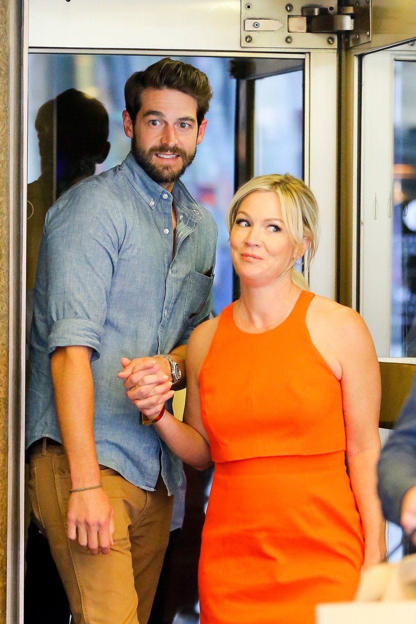 Herečka Jennie Garth a jej manžel Dave Abrams...