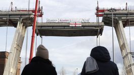 V Janove odstránili prvú časť zrúteného Morandiho mosta