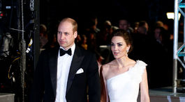 Princ William a jeho manželka Catherine, vojvodkyňa z Cambridge na vyhlásení cien BAFTA. 
