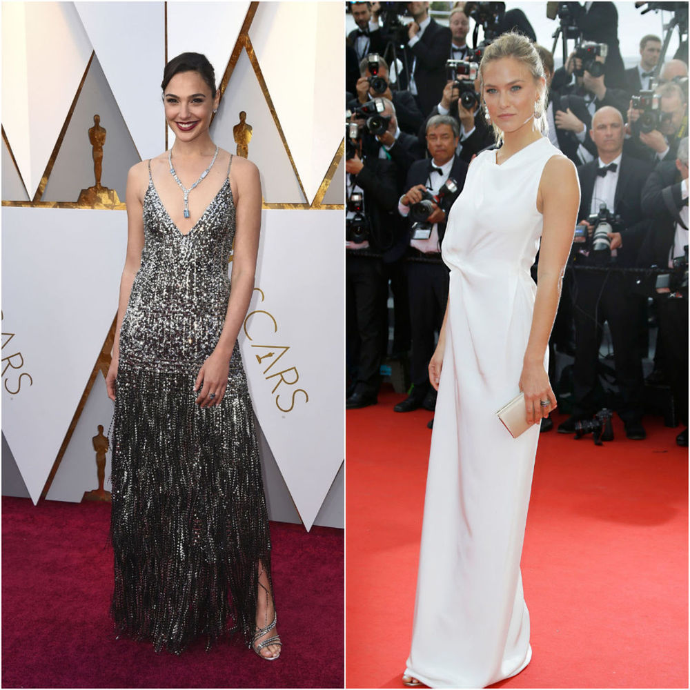 Herečka Gal Gadot (vľavo) a modelka Bar Refaeli.