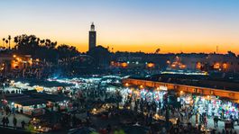 Marrákeš, Maroko, trhovisko,