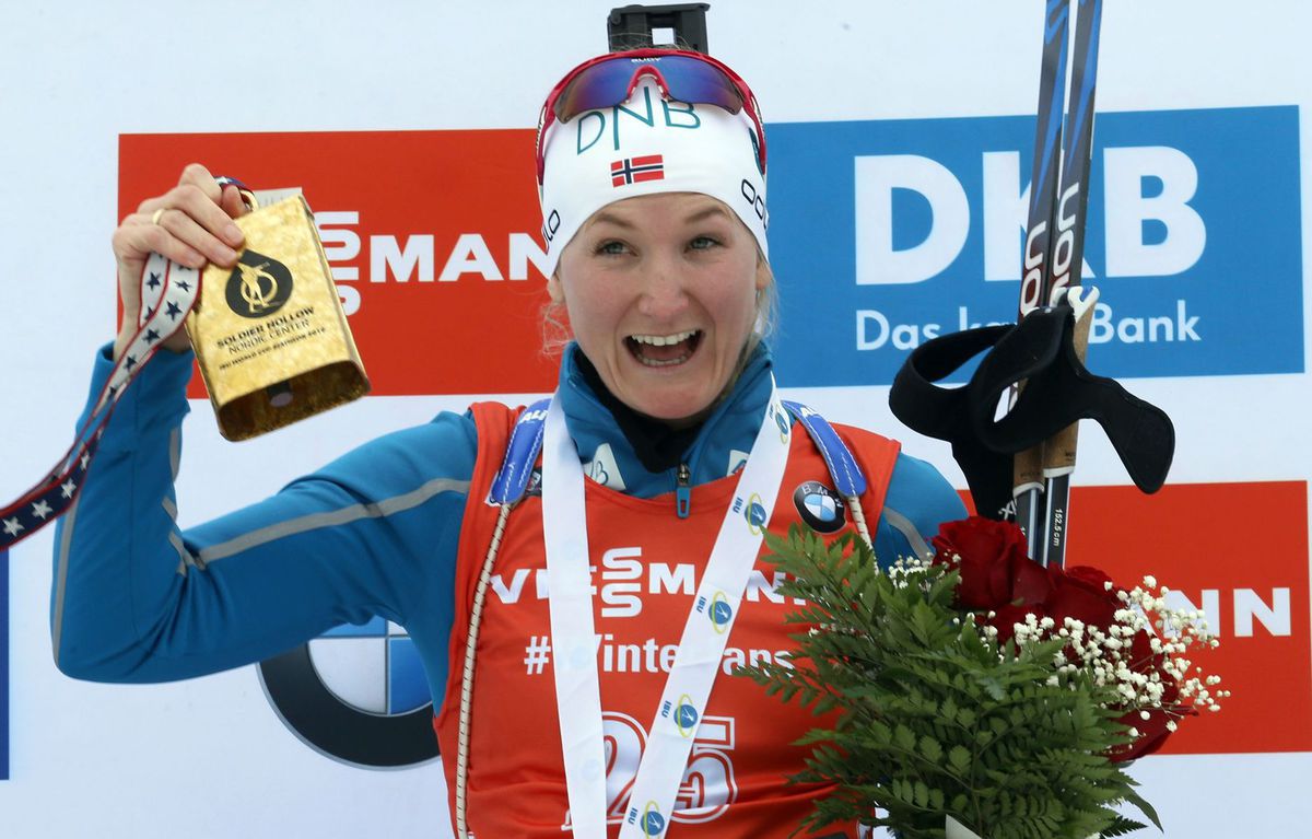 Marte Olsbu Roeiselandová na najvyššej priečke...