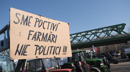 Protestujúci farmári