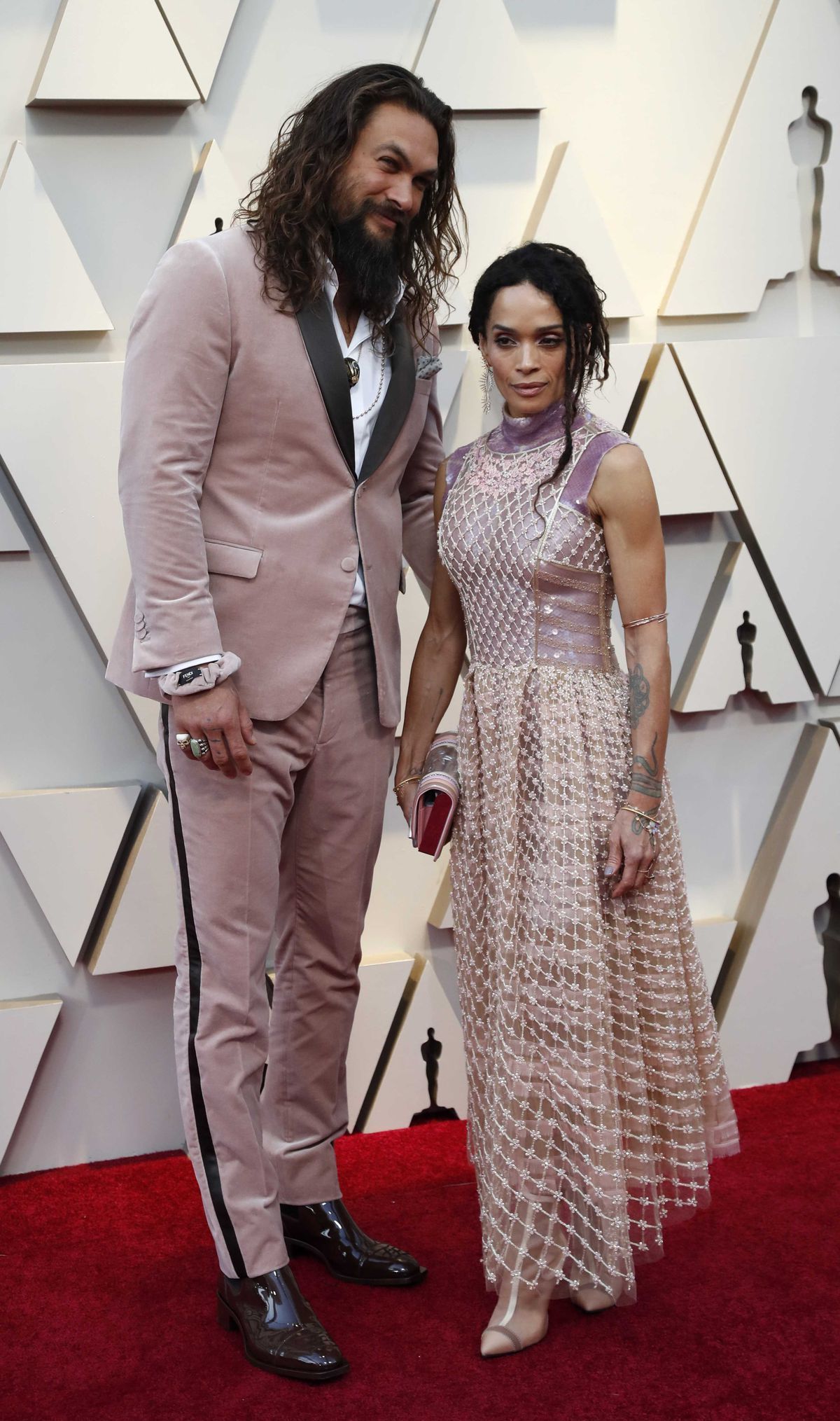 Herec Jason Momoa a jeho manželka Lisa Bonet v...