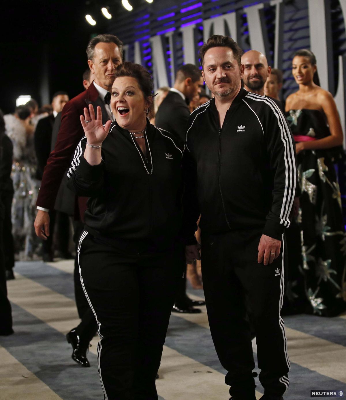 Herečka Melissa McCarthy a jej manžel Ben Falcone.