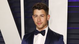 Spevák Nick Jonas na párty magazínu Vanity Fair.