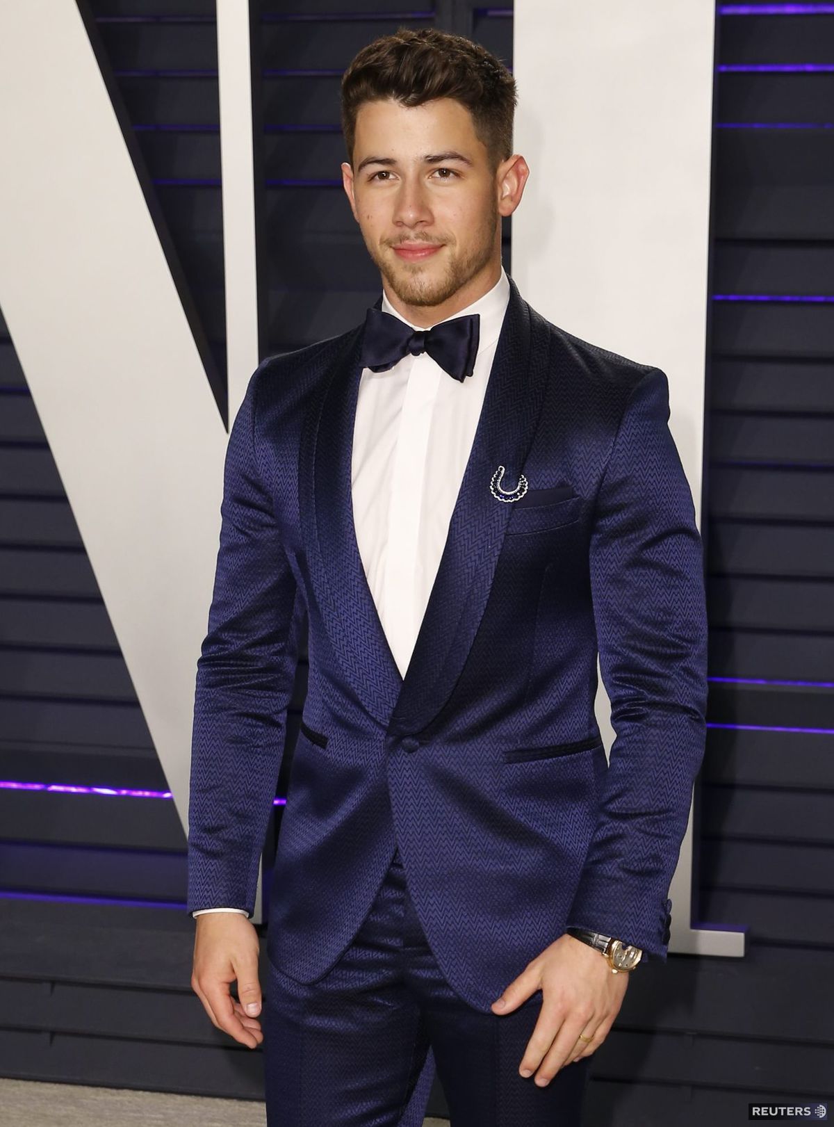 Spevák Nick Jonas na párty magazínu Vanity Fair.