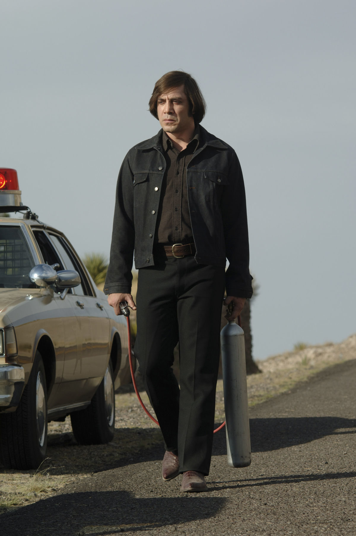 Herec Javier Bardem ako psychopatický vrah...