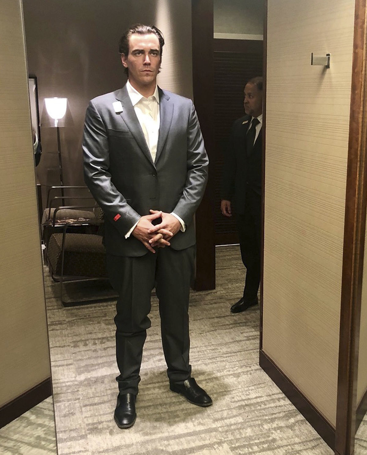 Moderátor Clark James Gable III na archívnom...