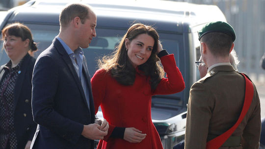 Princ William a jeho manžeka Catherine,...