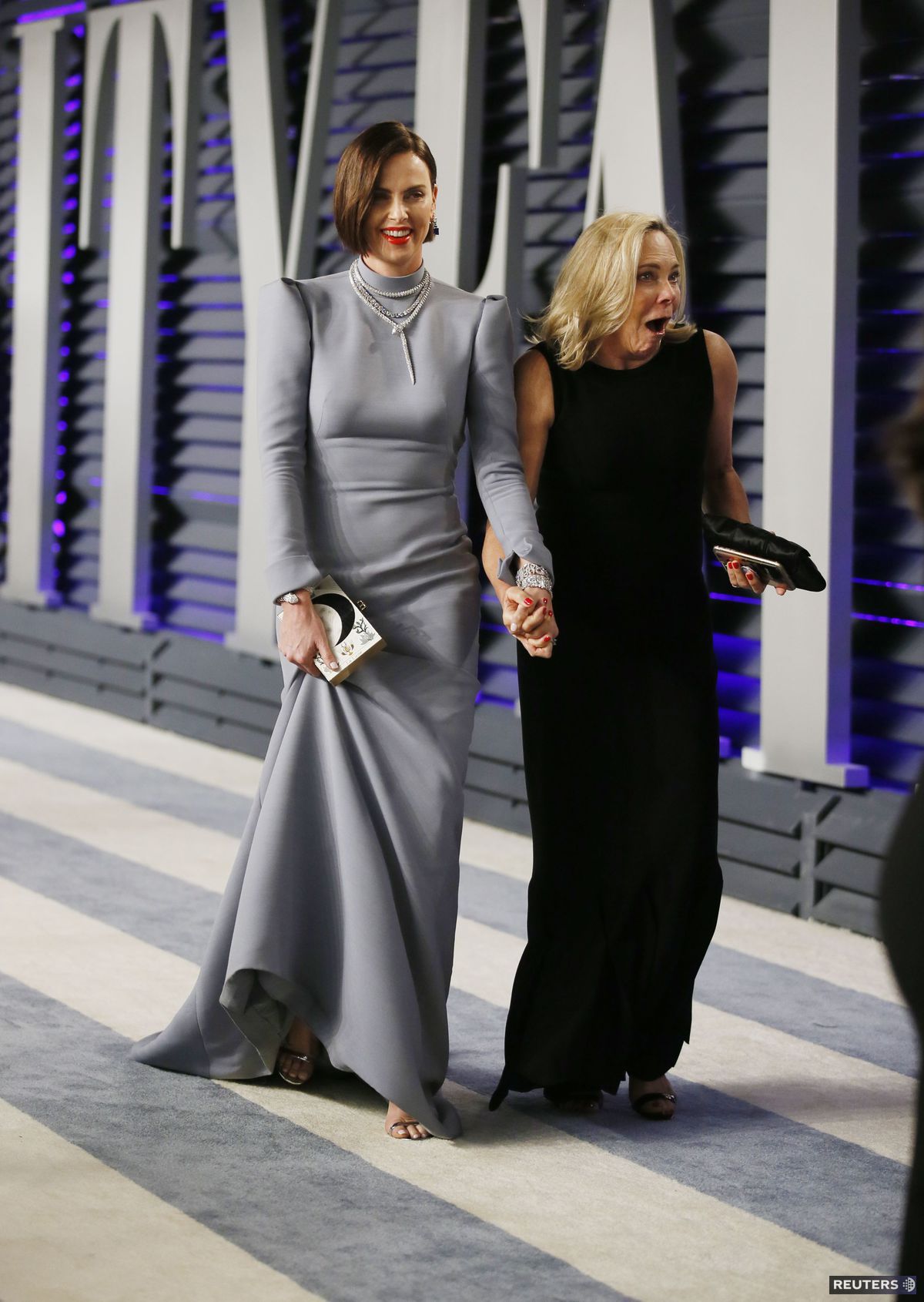 Herečka Charlize Theron a jej mama Gerda po 91....