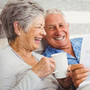 seniori, dôchodcovia, smiech, káva, čaj