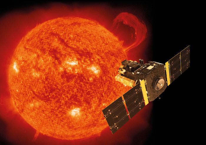 Slnečné a heliosférické observatórium SOHO...
