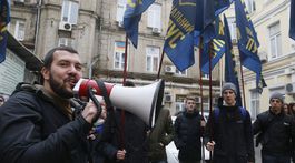 Ukrajinskí demonštranti vyzývajú na impeachment prezidenta