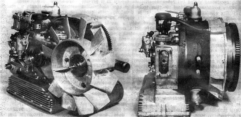 Jednokomorový rotačný motor s objemom 400 ccm...