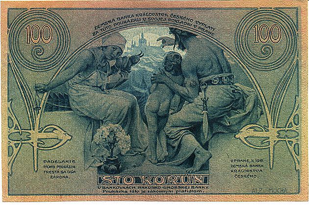 Tento návrh vytvoril Alfons Mucha pôvodne pre...