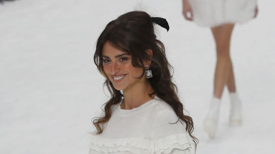 Herečka  Penelope Cruz predvádza počas...