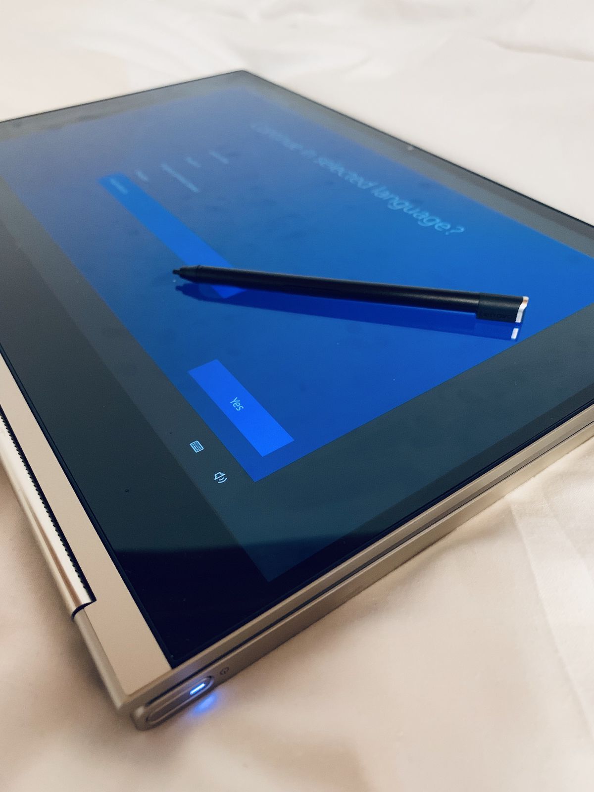 Písanie so stylusom je prekvapivo veľmi komfortné.