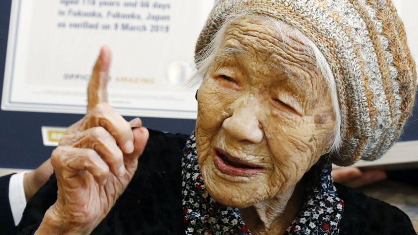 Japonsko svet človek najstarší Guinnessova uznanie