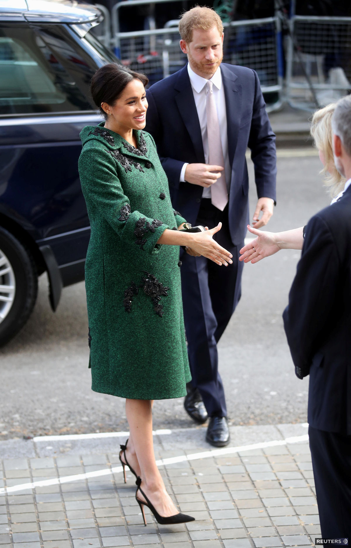 Vojvodkyňa Meghan a princ Harry počas osláv Dňa...