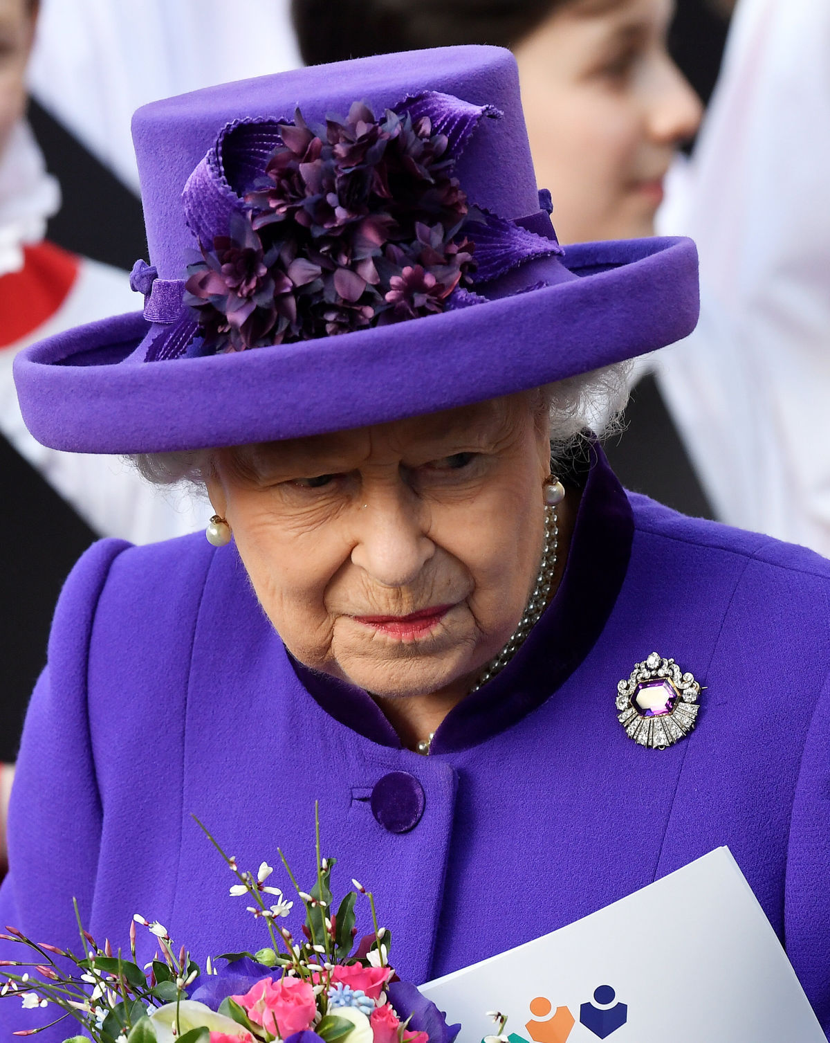 Kráľovná Alžbeta II. počas osláv Dňa Britského...