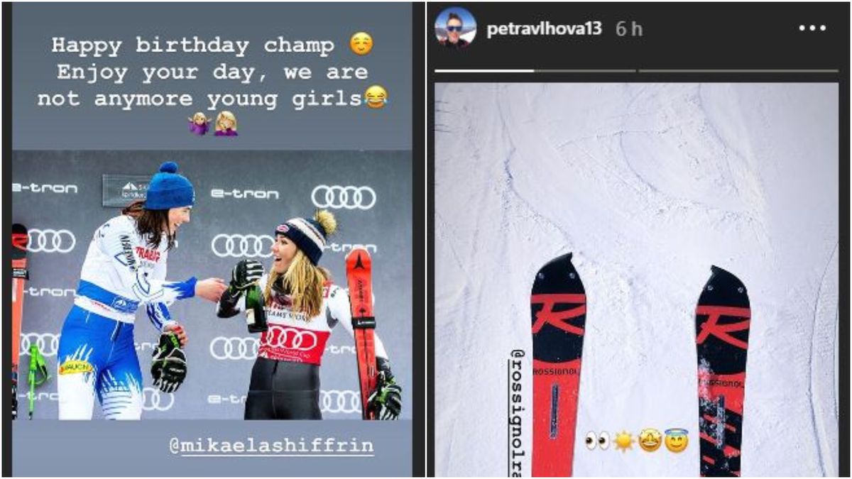 Gratulácia Petry Vlhovej smerom k Mikaele...