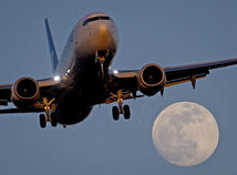 lietadlo, letisko, doprava, Frankfurt, Mesiac