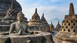 Borobudur, Indonézia, Jáva,