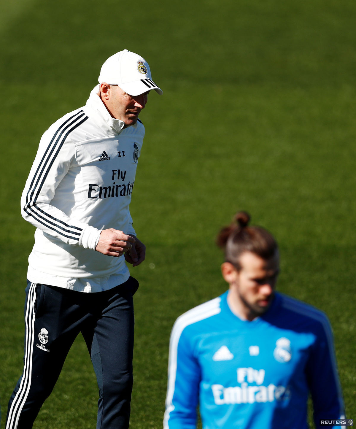 Tréner Realu Madrid Zinedine Zidane a jeho...