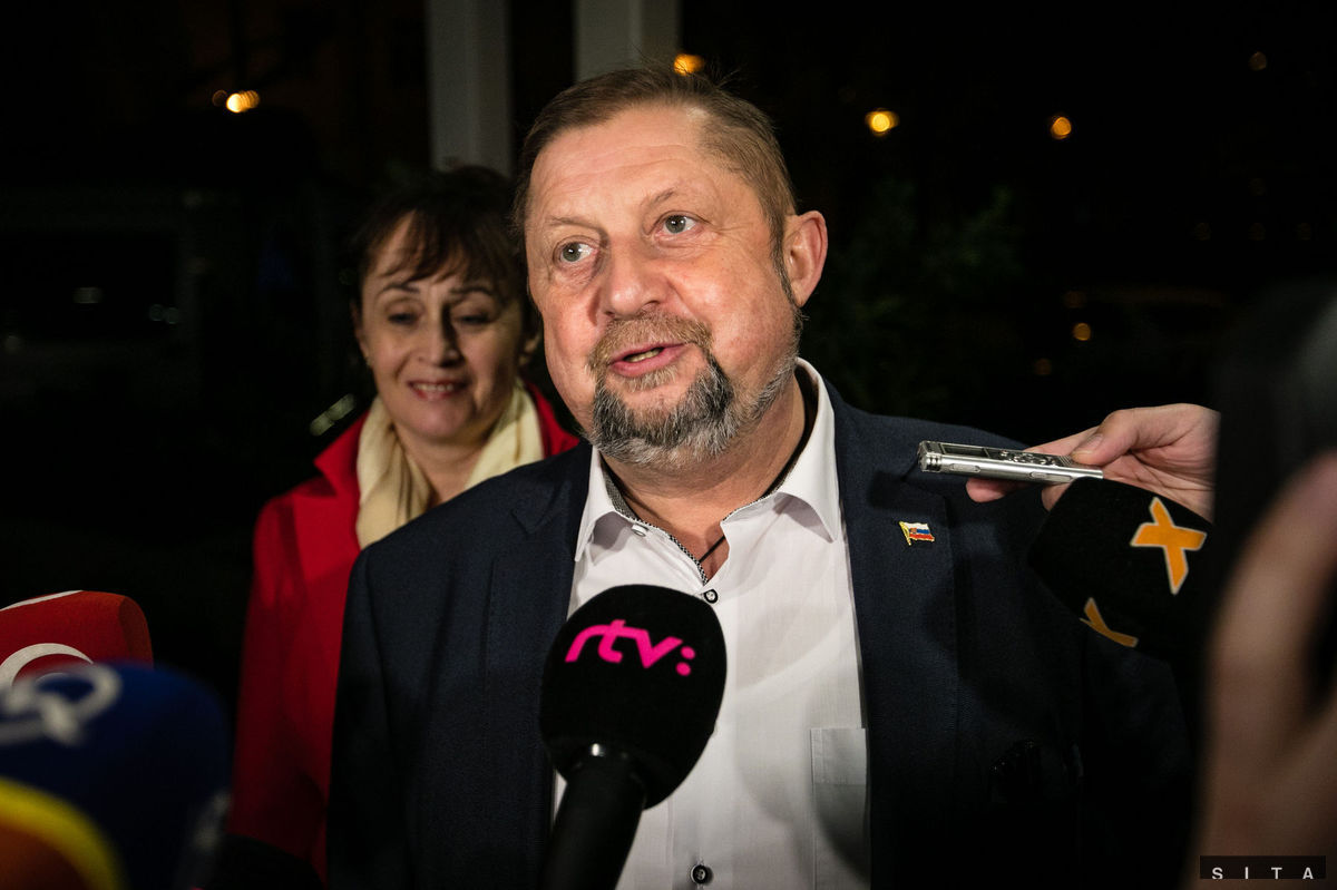 Kandidát na prezidenta SR Štefan Harabin...