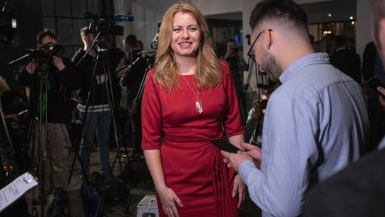 Kandidátka na prezidentku SR Zuzana Čaputová...