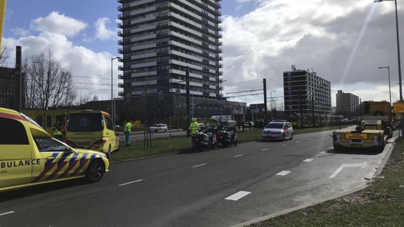 Holandsko Utrecht zachranari policia