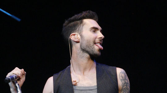 Rok 2007: Líder skupiny Maroon 5  Adam Levine...