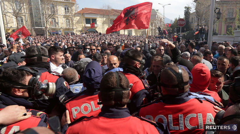 ALBANIA-PROTESTS/