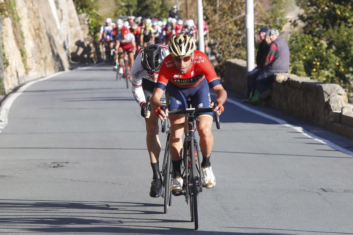 Práve na kopci Poggio zaútočil Vincenzo Nibali...