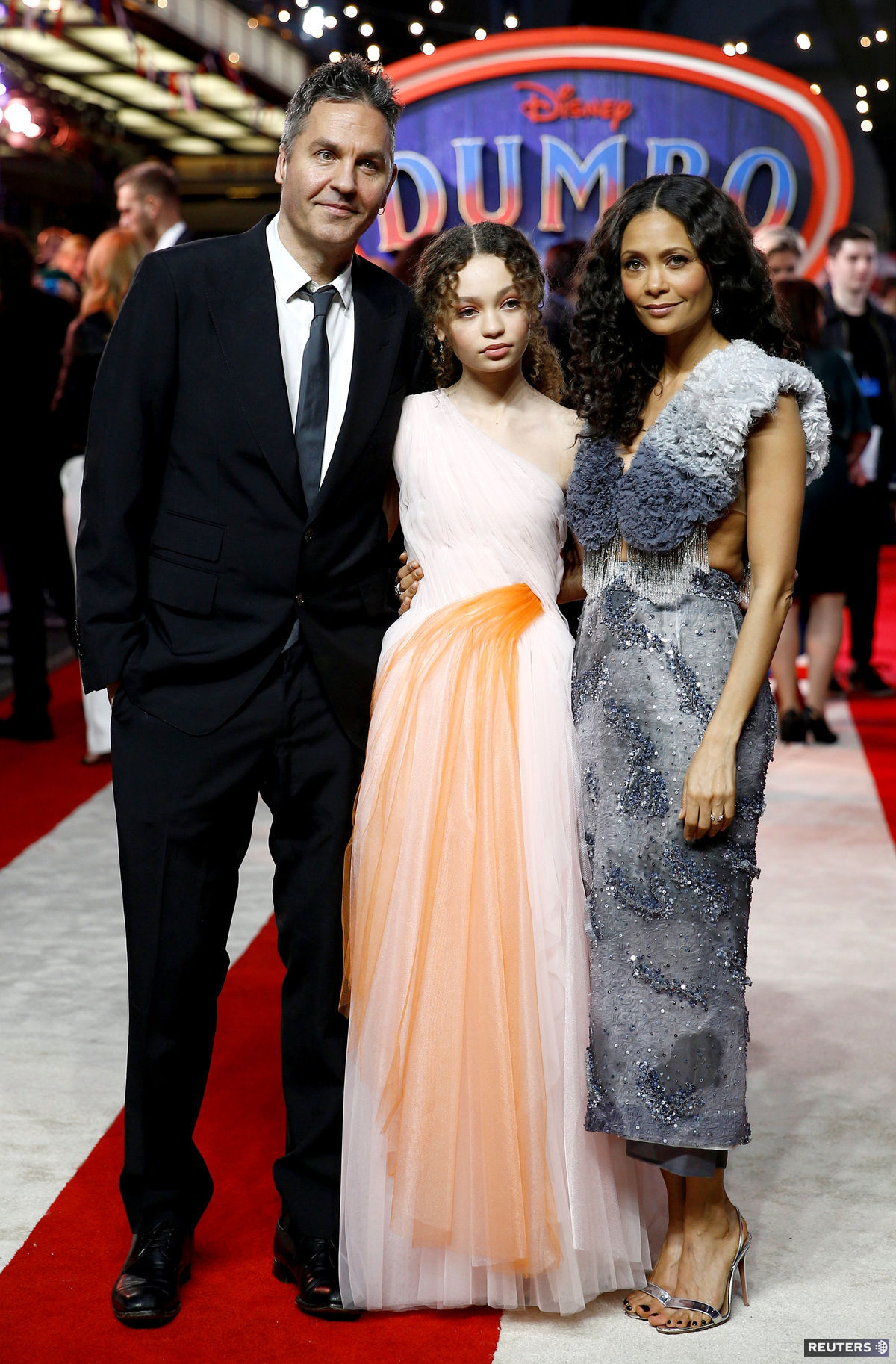 Herečka Nico Parker s rodičmi - Thandie...