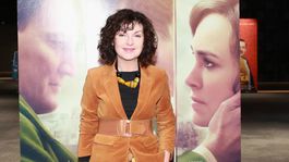 Speváčka Beáta Dubasová na premiére novinky Zranené srdcia. 