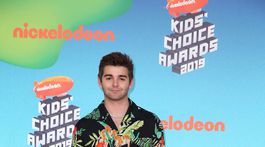 Herec Jack Griffo na vyhlásení cien Nickelodeon Kids Choice Awards 2019.