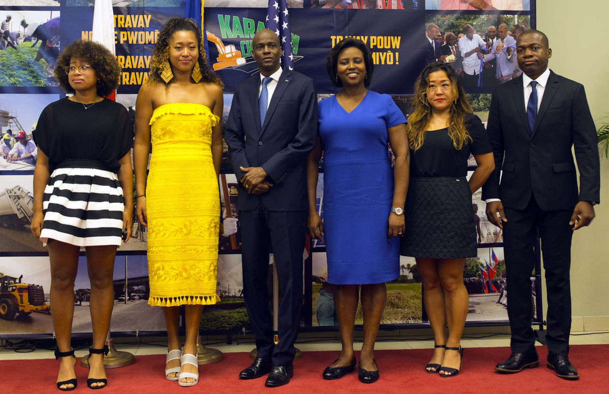 Mari Osaková, Naomi Osaková, prezident Haiti...
