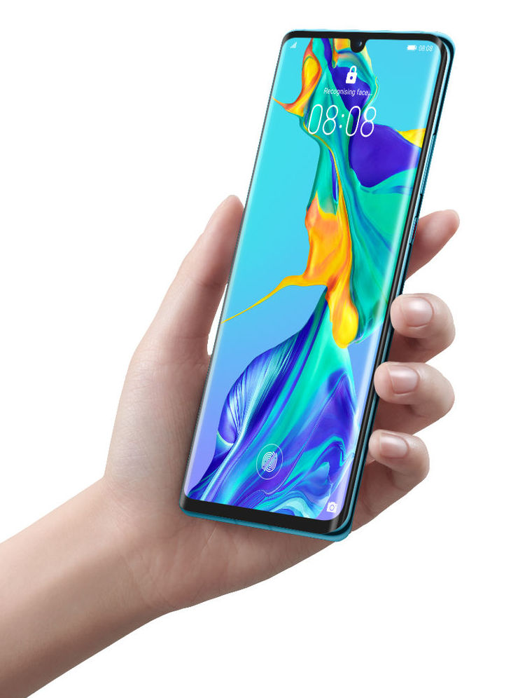 Čítačku odtlačkov má Huawei P30/Pro umiestnenú...