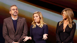 Zľava: Steve Carell, Reese Witherspoon a Jennifer Aniston