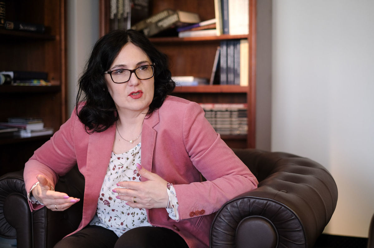 Ministerka školstva Martina Lubyová (nom. SNS).