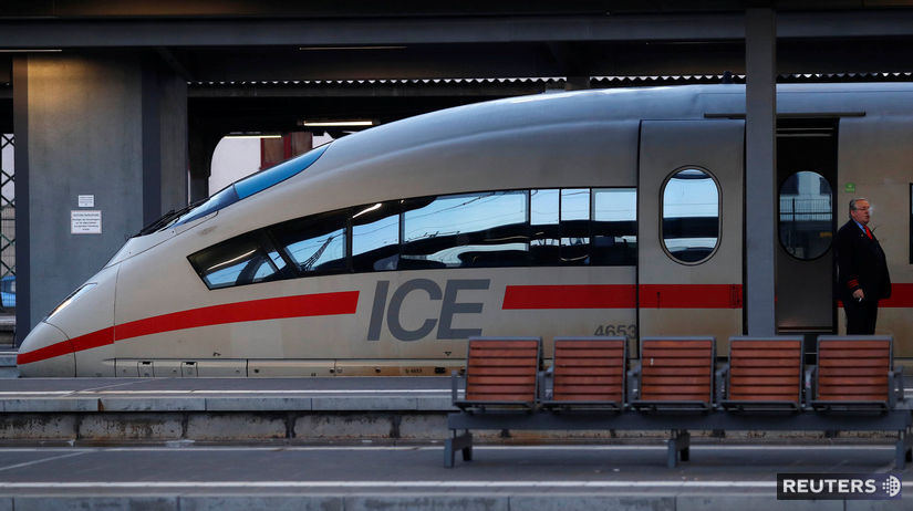 nemecko, vysokorýchlostný, vlak, ICE, železnica