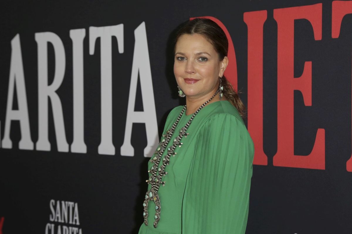 Drew Barrymore na premiére tretej série...