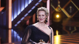 Anna Schudt sa poďakovala za cenu pre najlepšiu herečku. 
