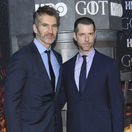David Benioff (vľavo) a D. B. Weiss