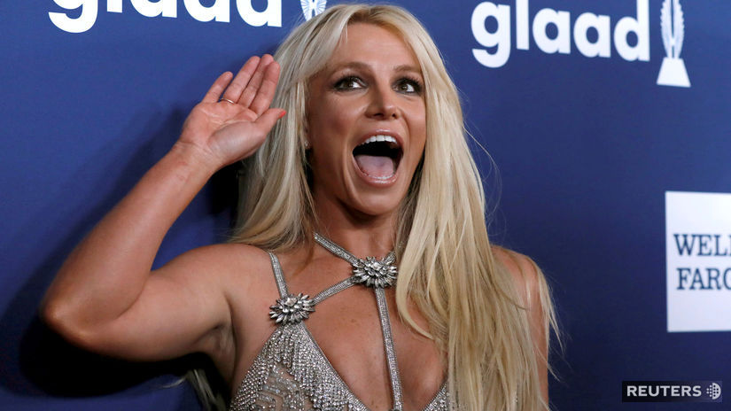 Speváčka Britney Spears na archívnom zábere.