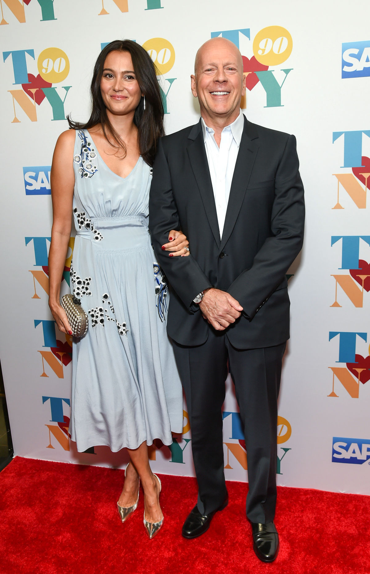 Herec Bruce Willis a jeho manželka Emma Heming...